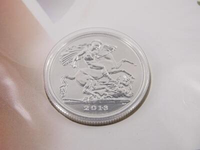 Four silver Britannia coins 2004 - 2