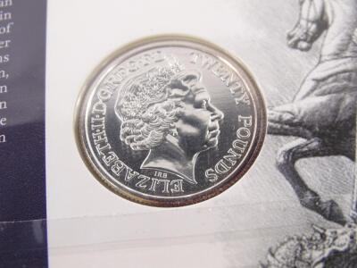 Four silver Britannia coins 2004 - 3