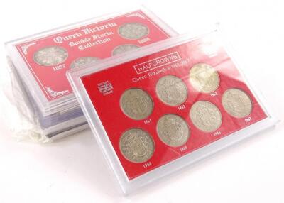 A collection of coin sets