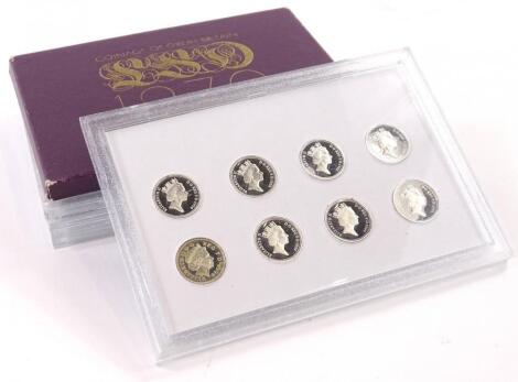 A collection of coin sets