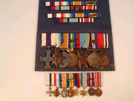 Military Cross Medal Group awarded to Major/Flight Lieutenant Bernard Green