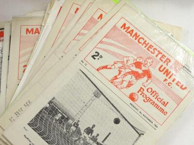 A quantity of Manchester United football programmes - 2