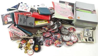 A large quantity of Manchester United ephemera