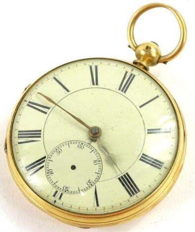 An early 20thC 18ct gold pocket watch