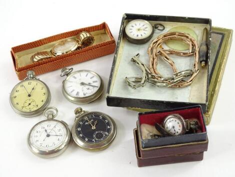 A collective lot of pocket watches