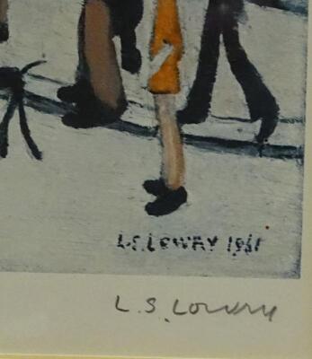 ‡Laurence Stephen Lowry (1887-1976). The Level Crossing - 3