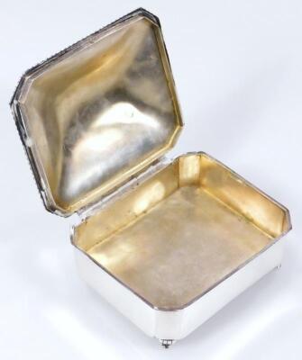 A late Victorian silver butter dish - 2