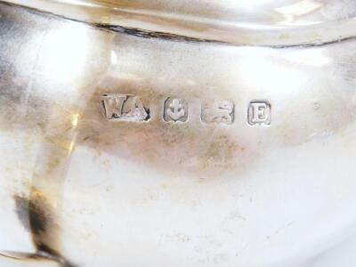 A George V silver milk jug - 2