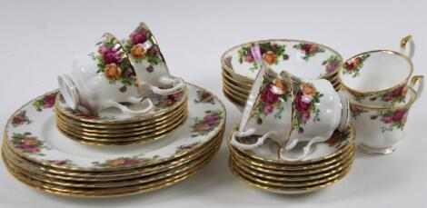 A Royal Albert Old Country Roses part service