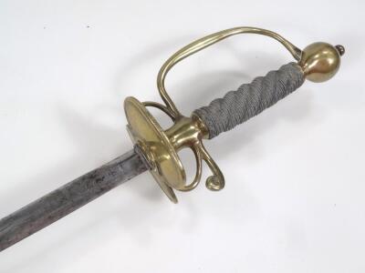 An 18thC small sword - 3