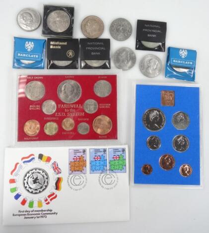 Various coin sets