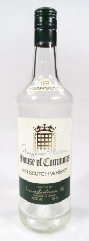 A House of Commons bottle of Scotch Whisky