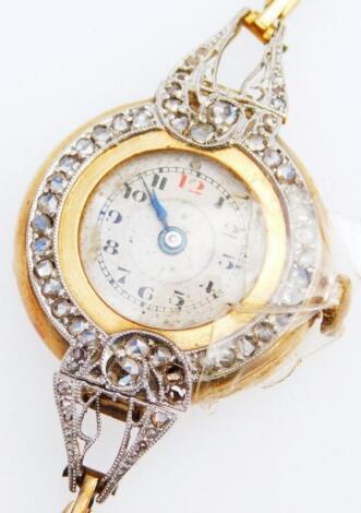 An early 20thC ladies cocktail watch