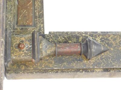 A Victorian slate and marble fire surround - 4