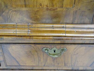 A late 19thC/early 20thC Dutch walnut and feather banded cabinet - 2