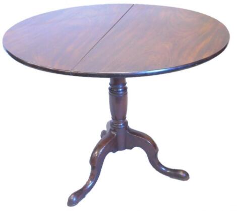 A 19thC walnut occasional table