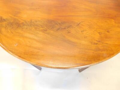 A 19thC mahogany D-shaped table - 2