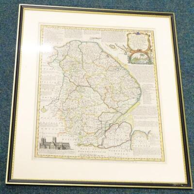 After Emanuel Bowen. An Accurate Map of Lincolnshire Divided Into Wapontakes - 3