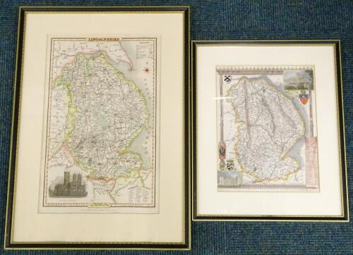 A 19thC county map of Lincolnshire