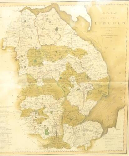 After C Smith. A New Map Of The county Of Lincolnshire Divided Into Wapontakes