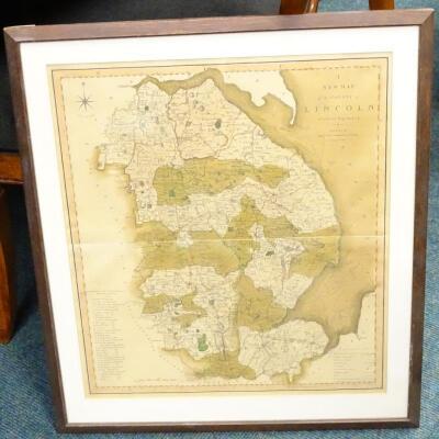 After C Smith. A New Map Of The county Of Lincolnshire Divided Into Wapontakes - 3