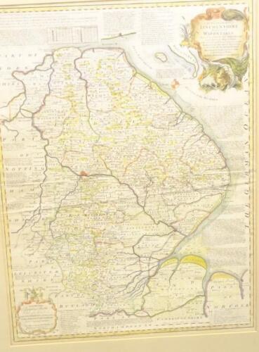 After Emanuel Bowen. An Accurate Map Of Lincolnshire Divided Into Its Wapontakes