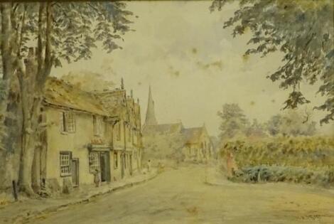 Henry James Sage (1868-1953). Village scene