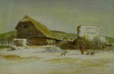 Walter Monckton Keesey (1887-?). Farm scene