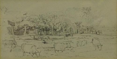 Peter de Wint (1784-1849). Cattle grazing