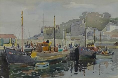 Richard James Mason (1906-1959). Fishing boats in harbour