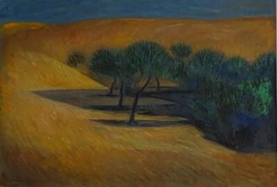 Antonin (Tony) Bartl (1912-1998). Desert Oasis