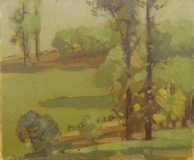 Herbert Rollett (1872-1932). Woodland landscape/rural landscape