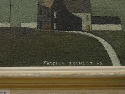 Terence Bennett (b.1935). House on a hill - 3