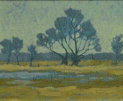 Brian Glidden (20thC). River landscape