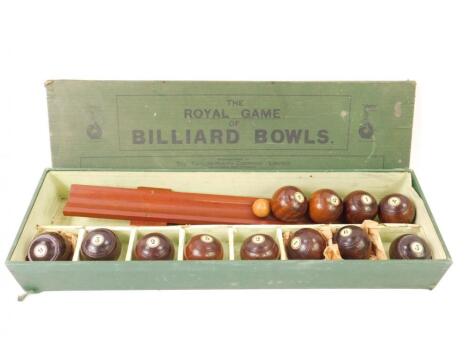 A Taylor-Rolph Company Royal Game of Billiard Bowls