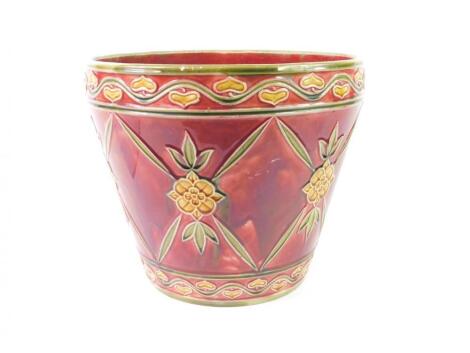 A Minton Secessionist pottery jardiniere