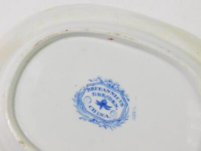 A set of three Hicks & Meigh Britannicus Dresden meat platters - 2