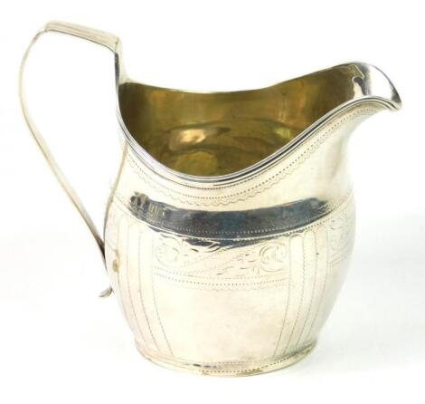 A George III silver cream jug