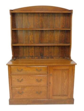 An oak dresser