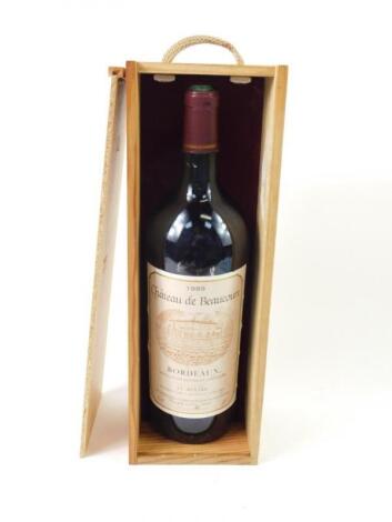 A Magnum of Chateau De Beaucourt Bordeaux 1989