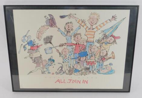 Quentin Blake. (English b.1932). All Join In