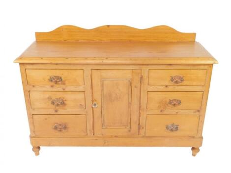 A pine kitchen dresser