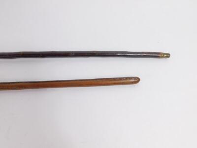 A hawthorn walking stick c1900 - 2