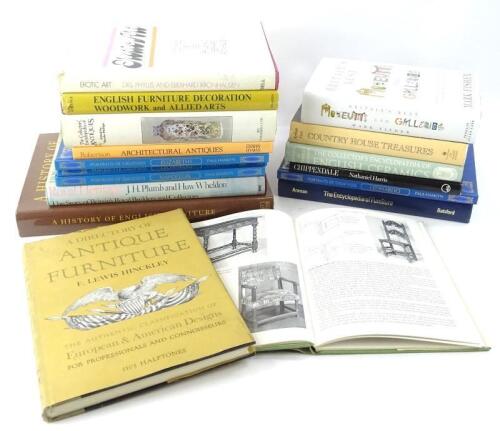 Various books on antiques