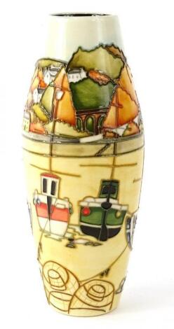 A Moorcroft limited edition High and Dry pattern vase