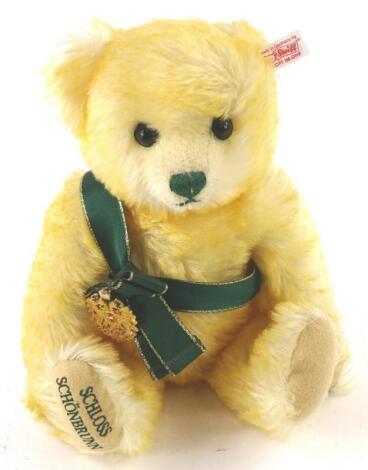 A Steiff limited edition Schloss Schonbrunn limited edition musical bear