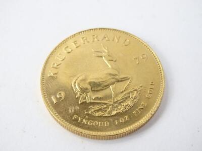 A 1979 fine gold Kruggerand - 2