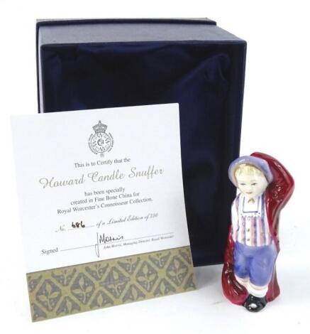 A Royal Worcester Limited edition Howard candle snuffer