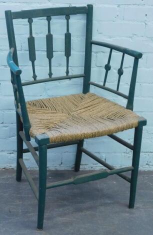 A 19thC Sussex type chair