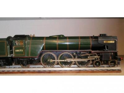 A 3?" gauge live steam model of locomotive Our Babu BR60172 - 2